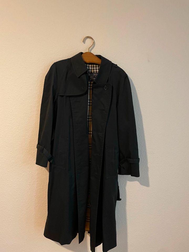 Vintage Burberry Mantel schwarz Größe 42 in Düsseldorf