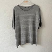Mango Pulli Pullover Strick Grau Glitzer Silber Streifen M Herbst Niedersachsen - Oldenburg Vorschau