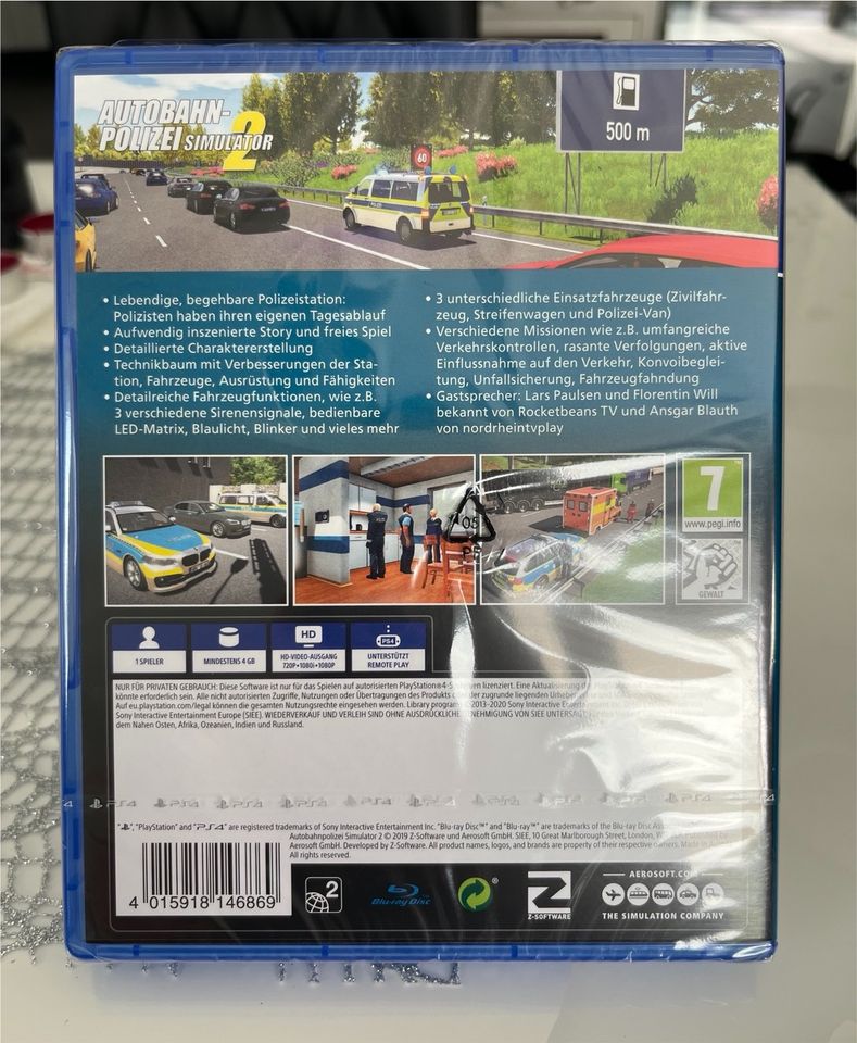 PS4 spiel Autobahn Polizei in Hünfeld