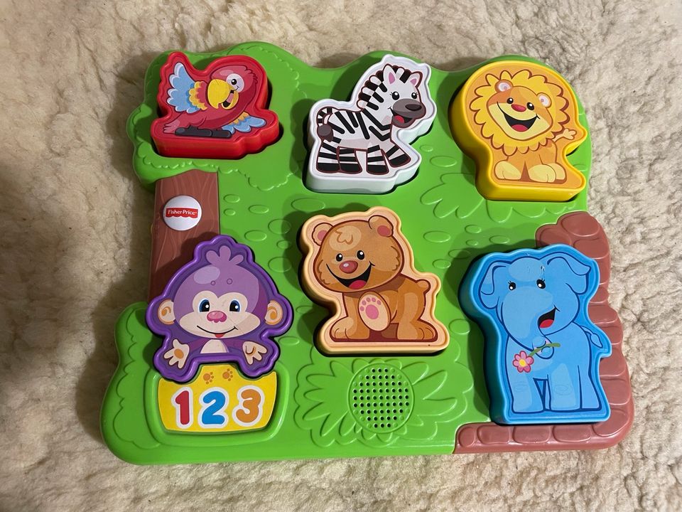 Fisher-Price Laugh&Learn Zootiere Puzzle interaktiv 1-3 Jahre in Schwalmstadt