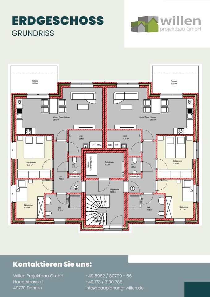 Eigentumswohnungen zu verkaufen - Neubau eines Wohnhauses in Nortrup