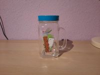 Kinder Riegel Strohhalm-Glas, Trinkglas mit Spruch,Sammelglas Osnabrück - Hasbergen Vorschau