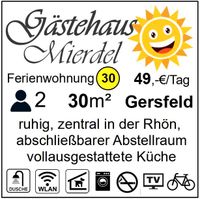 Ferienwohnung "30", Ortsmitte Gersfeld, Rhön, frisch renoviert Hessen - Gersfeld Vorschau