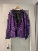 Sacko lila Glitzer schwarz  Blazer gr. L Party Schlagermove Hamburg-Nord - Hamburg Ohlsdorf Vorschau