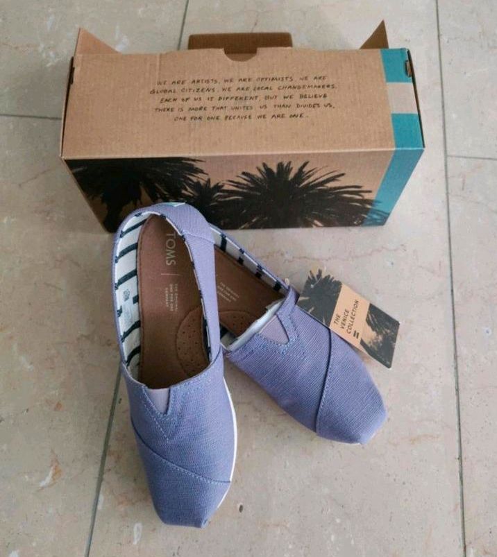 Neue Toms Classic Dusty Purple Heritage Canvas Damen Schuhe Gr.38 in Linden