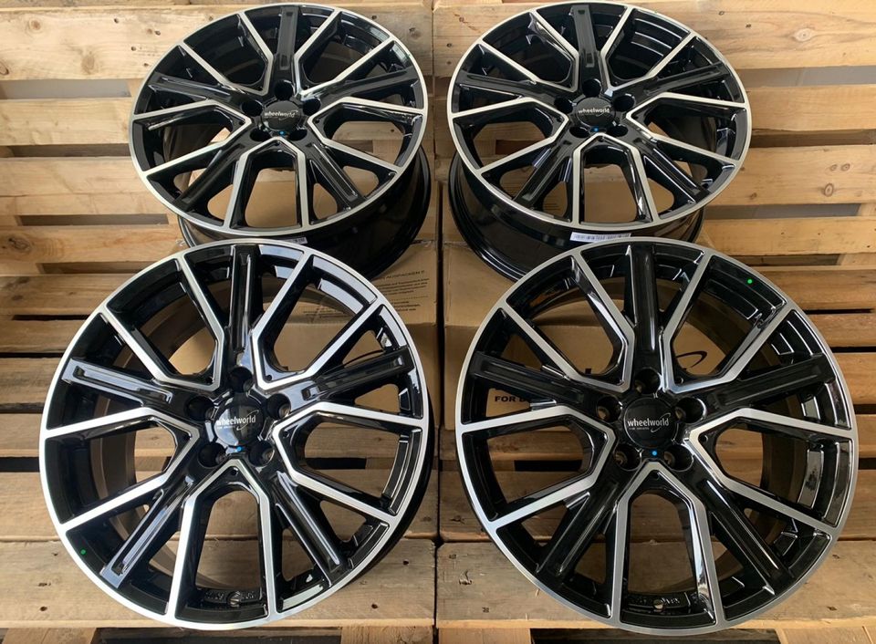 Für BMW 1er Reihe F40 LCI 2er Active F45 U06 Gran Tourer F46 Gran Coupe F2GC X1 U11 F48 X2 F39 Mini Clubman UKL Countryman M Performance Styling WH34 Alufelgen 19 Zoll Schwarz Poliert in Rodgau