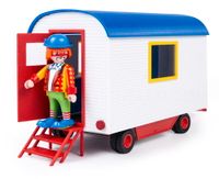 Zirkus Circus Romani Clown Wohnwagen Custom im Playmobil Stil Sachsen - Chemnitz Vorschau