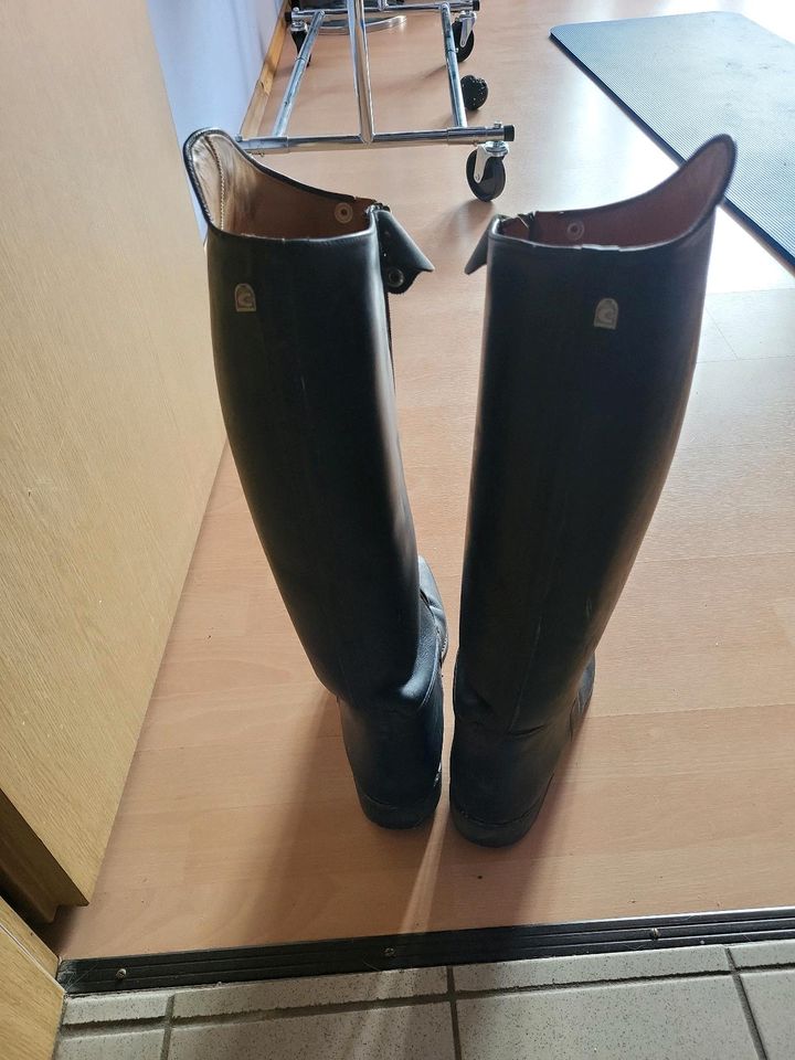 Dressur leder reitstiefel cavallo schwarz 41 weitschaft xxl in Kirchheim bei München