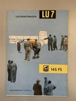 BÜSSING Lastkraftwagen LU7 Broschüre Prospekt 1958 Oldtimer LKW Niedersachsen - Velpke Vorschau