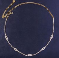 Evil Eye Halskette mit Strass Böse Auge Choker mit Kristallen Nordrhein-Westfalen - Hürth Vorschau