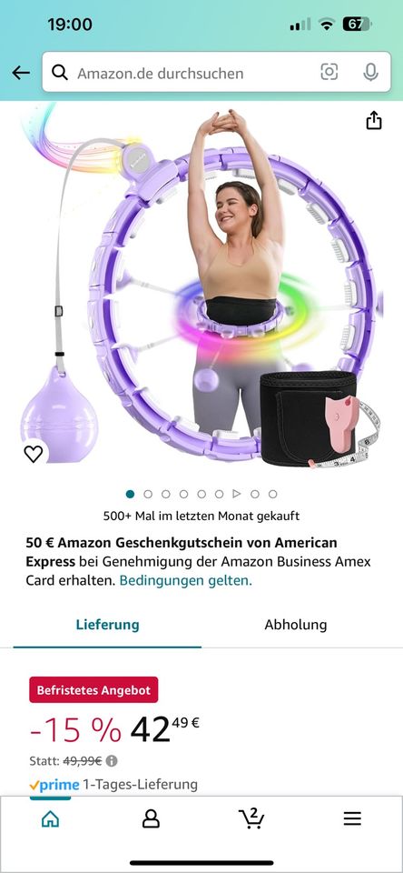 Hula hoop LED in Kranzberg