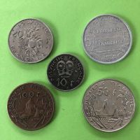 5 Münzen Polynesien Français 5 10 20 50 100 francs Nordrhein-Westfalen - Willich Vorschau