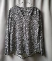 MONTEGO Longsleeve neu  Gr 38 Bluse schwarz mit Muster Baden-Württemberg - Fellbach Vorschau