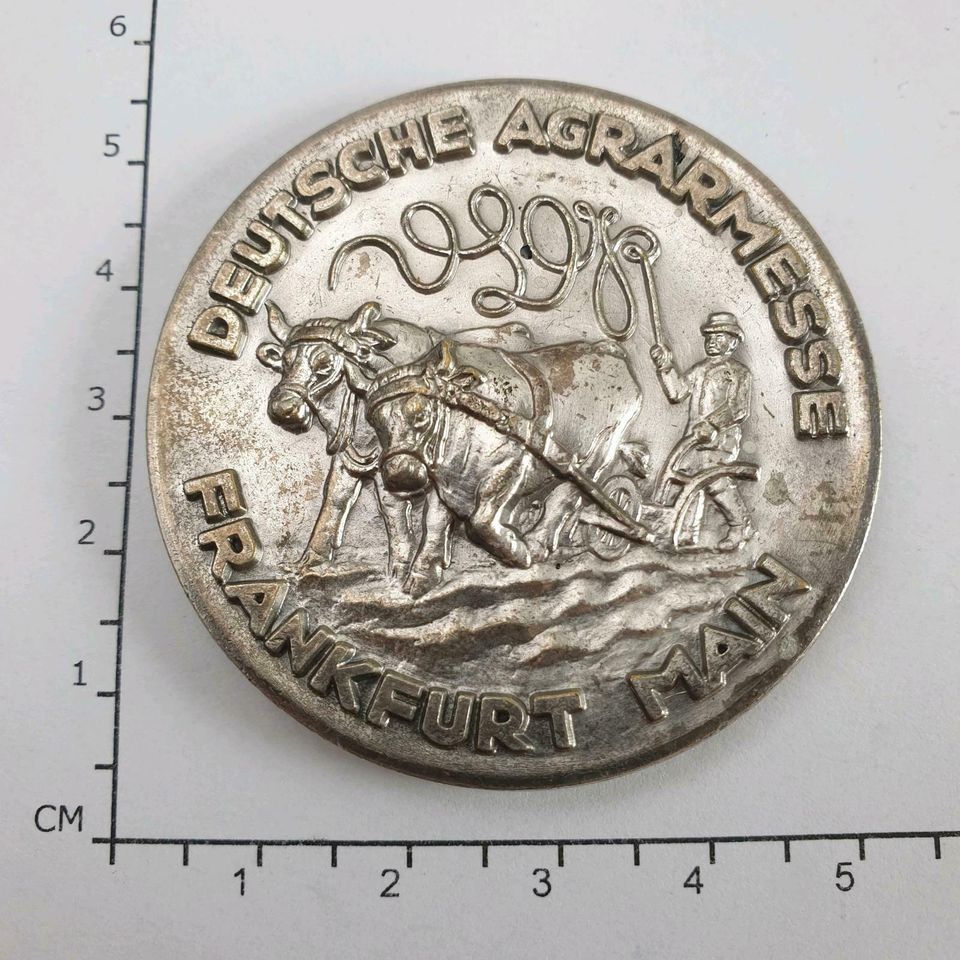 Medaille 1949 Deutsche Agrarmesse / Landwirtschaft / 50,3 mm in Recklinghausen