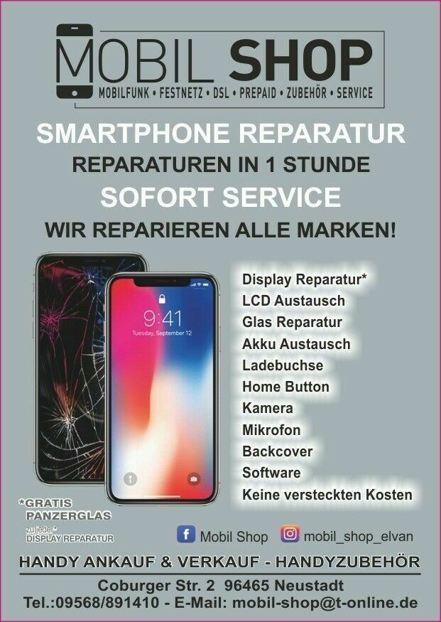 Huawei Reparatur Display - Akku uvm. in Neustadt b.Coburg