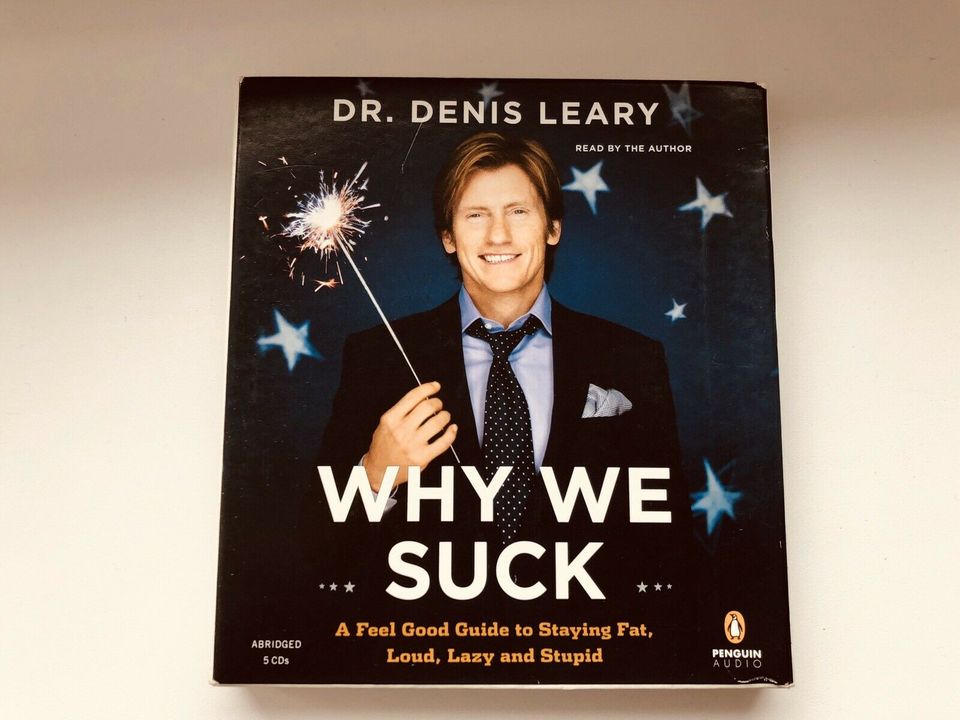 Audiobook 5 CDs Dr. Denis Leary WHY WE SUCK Hörbuch auf CD Comedy in Dresden