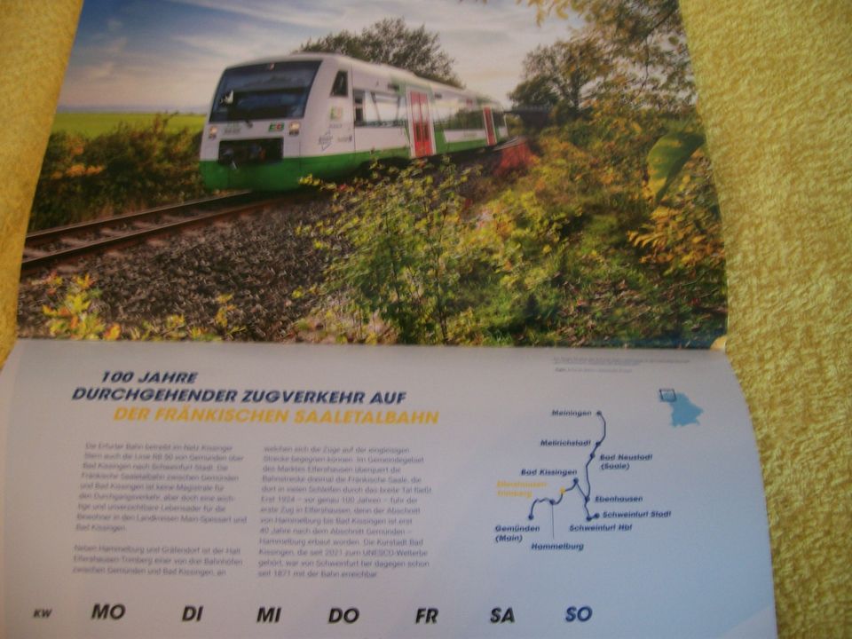 Wandkalender "Bahnland Bayern" 2024 in Ratingen