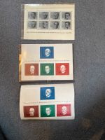 3 Bögen Briefmarken Adenauer, Scholl, Beck, Delp,.. 68/ 44/ 64 Bayern - Dachsbach Vorschau