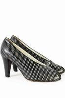 Pollini Peeptoes 39 Leder High Heels Made in Italy Two Tone Pumps Düsseldorf - Stockum Vorschau