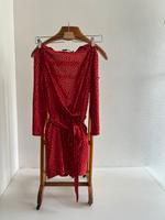 NA-KD roter Jumpsuit mit weißen Punkten Gr S Thüringen - Erfurt Vorschau
