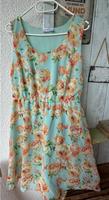 Kleid Sommerkleid Chiffon Blumen Aqua türkis 42 neuwertig Baden-Württemberg - Offenburg Vorschau