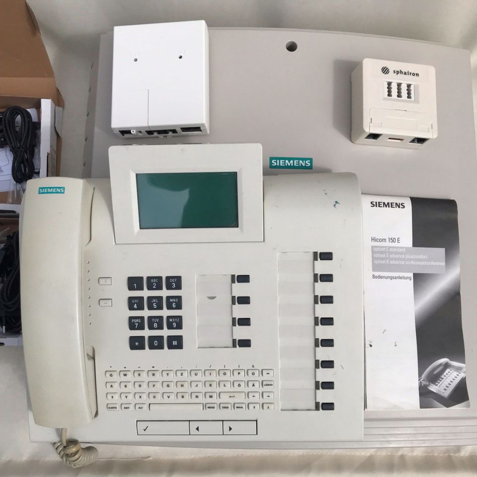 ISDN Siemens HiPath 3350 Telefonanlage mit Zubehör in Stephanskirchen