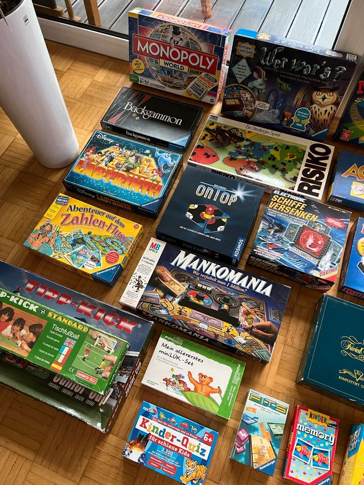 Brettspiele - Kinderspiele Sammlung in Augsburg