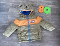 Jungen Winterjacke Jacke gefüttert 80 oliv Hund Bayern - Deining Vorschau