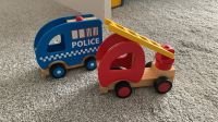 Holzfahrzeug Holzautos Feuerwehr Polizei Babyspielzeug 5€ zusamm Nordrhein-Westfalen - Borgholzhausen Vorschau