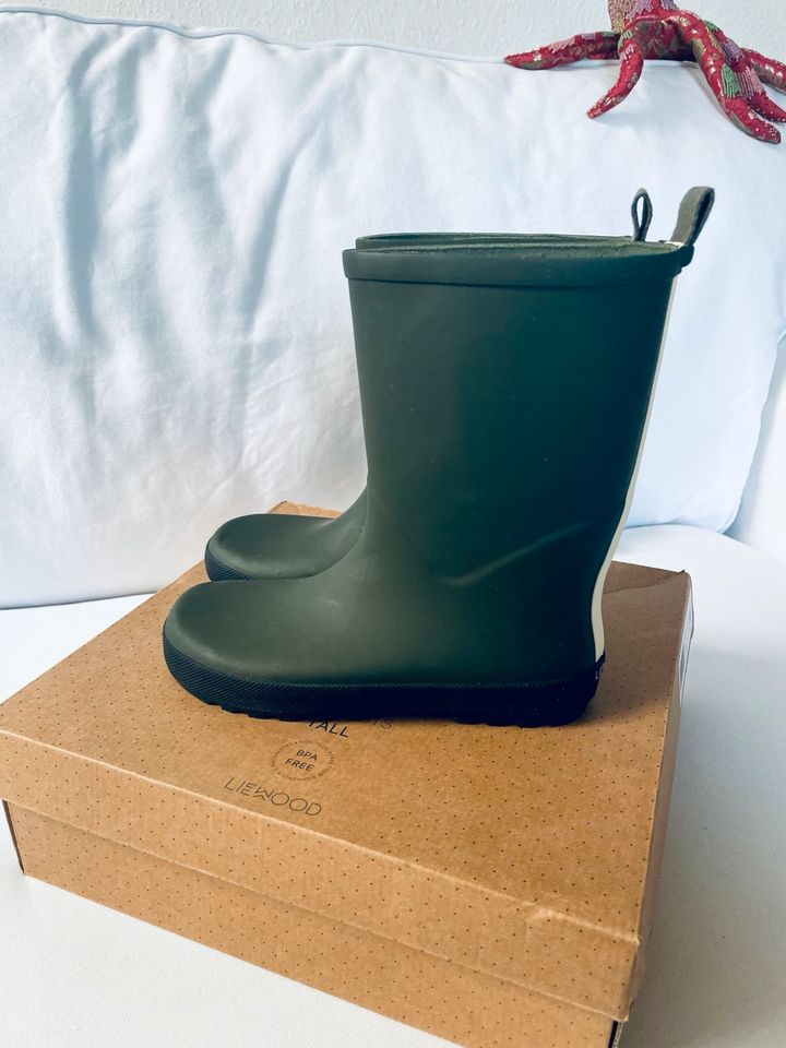 Liewood River Rain Boot Gummistiefel dunkelgrün schwarz NEU 33 in Karlsruhe