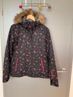 ROXY Ski/ Snowboardjacke, schwarz pink Rosenmuster L Bayern - Amberg Vorschau