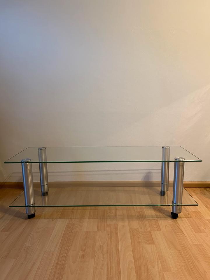 TV Schrank aus Glas 120x40x40cm neuwertig in Weinheim