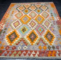 Kelim 203x155 Handgewebt Kilim Orientteppich Afghan rug Kasak geo Berlin - Wilmersdorf Vorschau