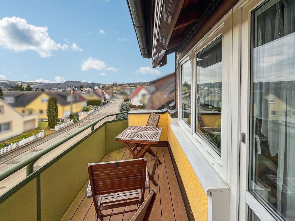 Gepflegte Maisonettewohnung mit Balkon in bester Lage von Weida in Weida