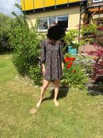 Mango Basic Blumenkleid Gr S langarm schwarz rot Sommerkleid Bayern - Fürth Vorschau