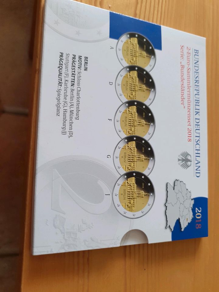 2,-€ Münzen PP Deutschland 2018 in Berlin