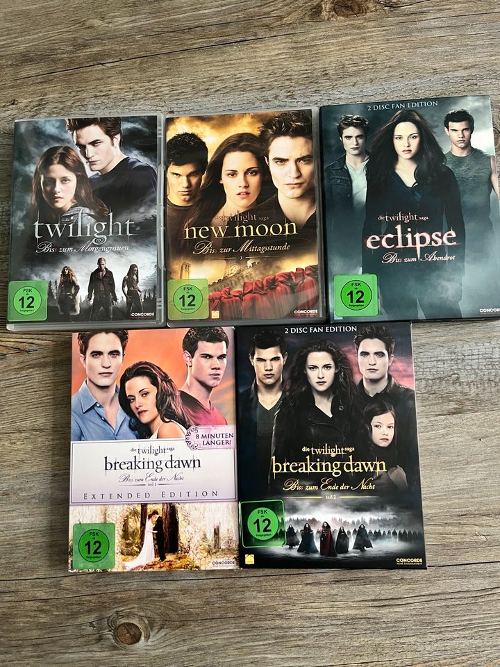 Twilight DVDs 1-5 in Bad Harzburg