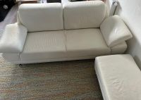 Sofagarnitur (Echtleder) / 2 Sofas & 1 Hocker - letzter Preis Baden-Württemberg - Villingen-Schwenningen Vorschau