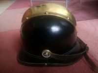 Feuerwehrhelm Feuerwehr Helm nostalgisch Leder 1950 50er Jahre Bayern - Wartenberg Vorschau