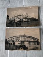 Antike Foto-Postkarten >Schönebeck - Elbbrücke im Bau < Nordrhein-Westfalen - Neuss Vorschau