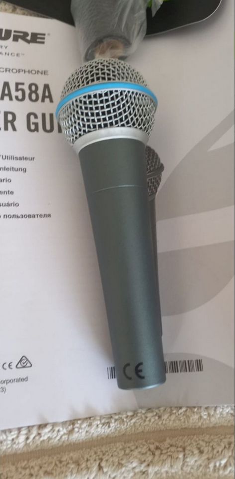 2 xShure BETA 58 A Dynamische Mikrofon Wired Mikrofon in Berlin