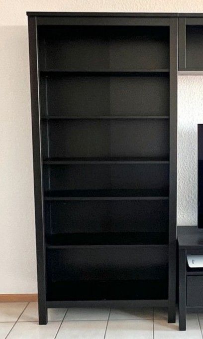 Ikea Hemnes Regal 90 x 197 x 37 Schwarz / Braun in Velbert