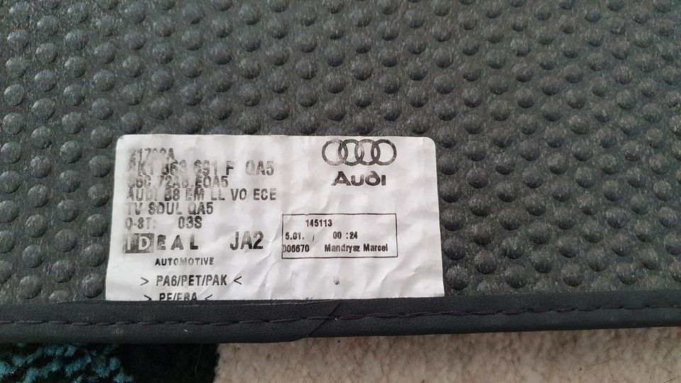 Original Fußmatten Audi A4 8K 2009 - 2015 in Homberg (Efze)