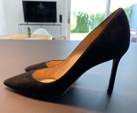 Jimmy Choo Spitze Pumps aus schwarzem Wildleder München - Schwabing-West Vorschau