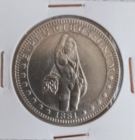 D12 Münze / Medaille– ONE DOLLAR - Sammleranfertigung versilbert Bayern - Hof (Saale) Vorschau