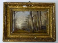 Jugendstil Ölgemälde umkreis "Camille Jean-Baptiste COROT"France Hessen - Gelnhausen Vorschau