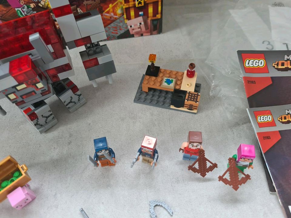 Lego Minecraft VOLLSTÄNDIG +OVP Das Redstone Kräftemessen 21163 in Arnstadt
