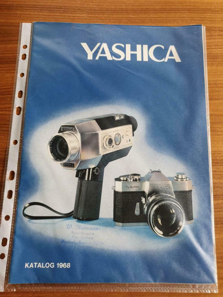 Yashica Prospekt Katalog 1968 Kamera Kameras in Auetal