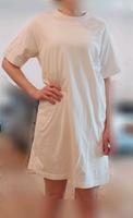 Weißes Shirtkleid, Oversize T-Shirt, Sommerkleid, Größe S Niedersachsen - Hohenhameln Vorschau