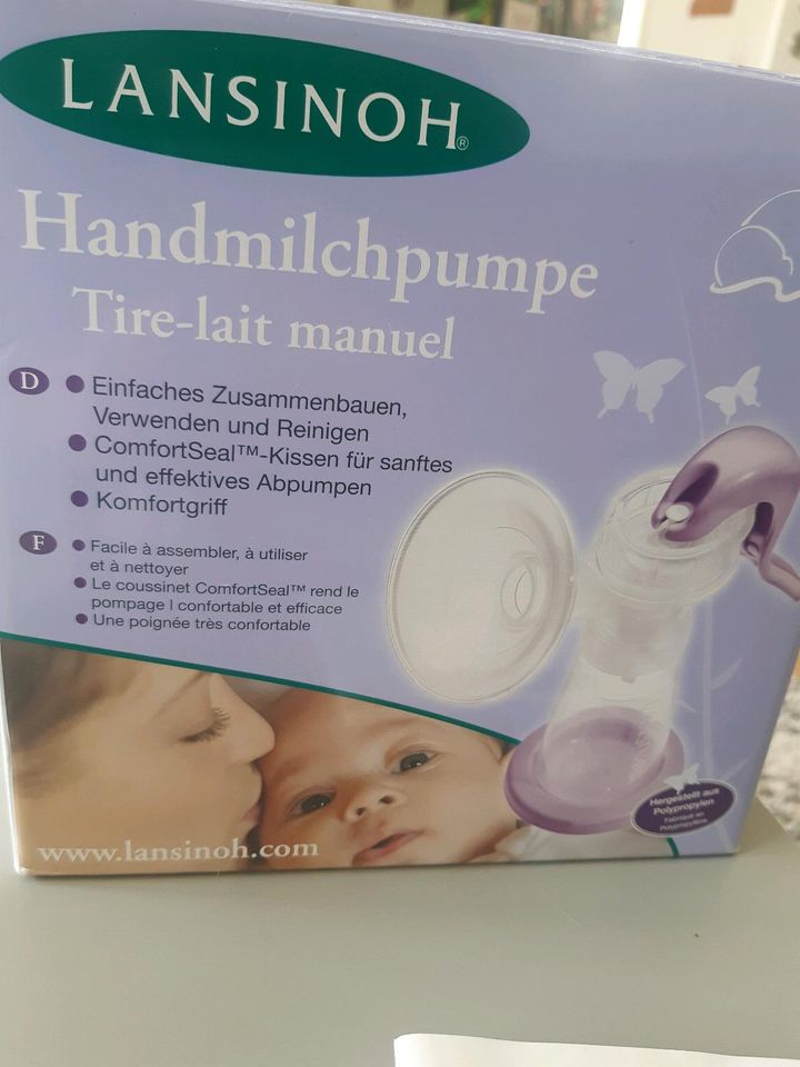 Lansinoh Handmilchpumpe Milchpumpe + Thermoperlen in Berlin